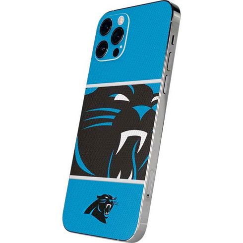 NFL Carolina Panthers Zone Block iPhone 12 Pro Skin